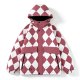 Argyle Diamond Puffer Jacket